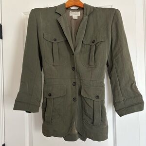 Rare Vintage Banana Republic Khaki Utility Jacket